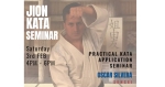 Jion Kata / Practical Applications Seminar